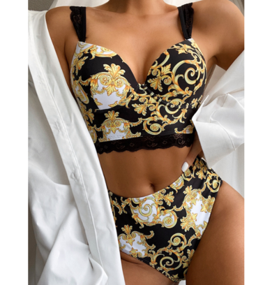 Sexy Lace Bikini Swimsuit Set