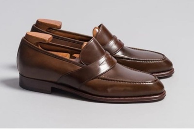 Handmade Brown Leather Moccasin Formal Shoes For Men, Best Loafers for Men