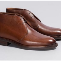 Handmade Men's Brown Chukka Leather Boots, Best Handmade Leather Boots For Men - Thumbnail 1