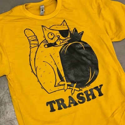 Trashy t-shirt (antique gold)