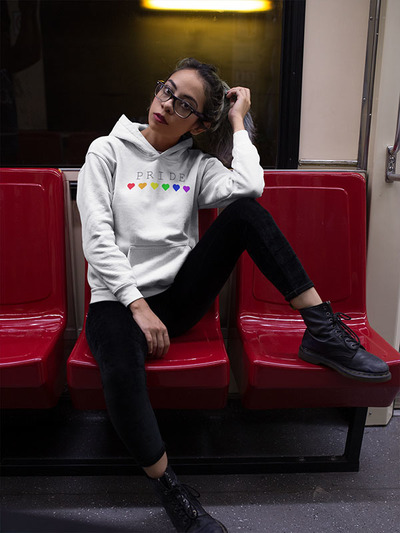 Pride Hearts Hoodie