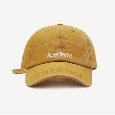 "remember" acid wash cap