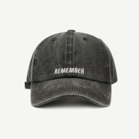 "REMEMBER" ACID WASH CAP - Thumbnail 1