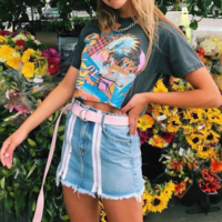 Sexy Denim Zipper Skirt - Thumbnail 3