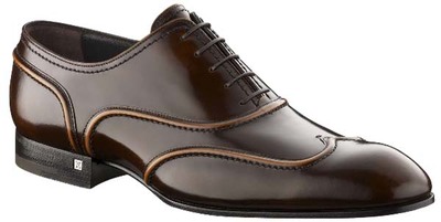 Dark Brown Wing Tip Plain Pointed Toe Laceup Oxford Genuine Leather Shoe For Men