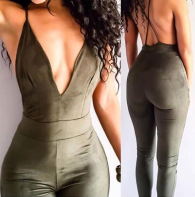 Sling Sexy V-Neck Jumpsuit