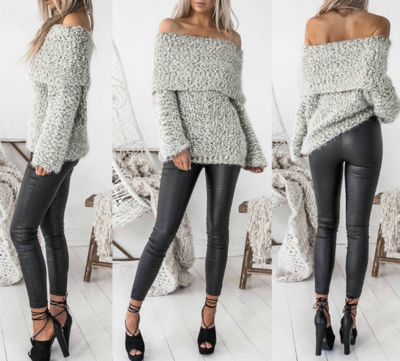 Women Loose Long-Sleeved Sweater
