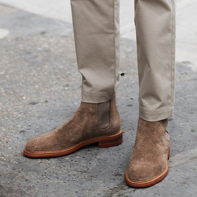 Excellent Quality Attractive Potters Clay Brown Premium Leather Men Dress Boots