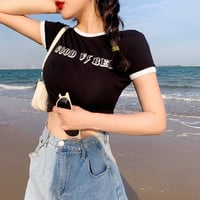 GOOD VS BES Color Block Top - Thumbnail 6