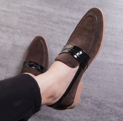 Men's Brown Penny Loafer Decent Wear Handmade Shoes
