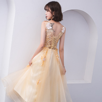 Cute v neck tulle lace short prom dress cocktail dress - Thumbnail 3