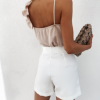 Ruffles Satin Casual Top - Thumbnail 6