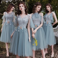Cute lace tulle short prom dress party dress - Thumbnail 6