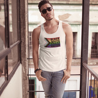 Black Lives Matter Rainbow Flag Racerback Tank Top - Thumbnail 5