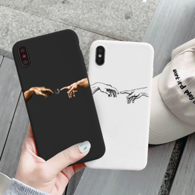 Free Shipping-CREATION OF ADAM IPHONE CASE