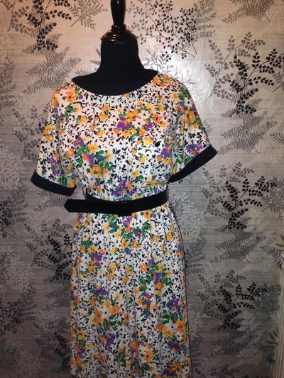 Vintage Floral Dress 