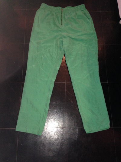 Aqua High-Waisted Pants 