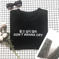 Free Shipping-"DON'T WANNA CRY" TEE - Thumbnail 1