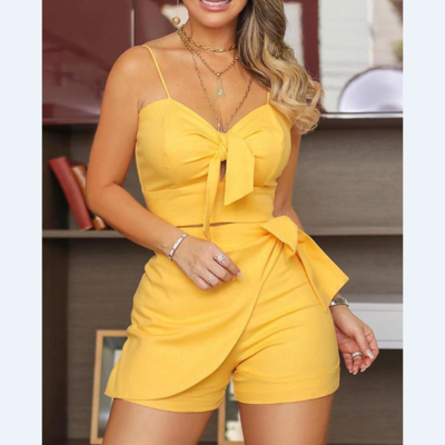 Knotted cami top & skort sets - Thumbnail 4