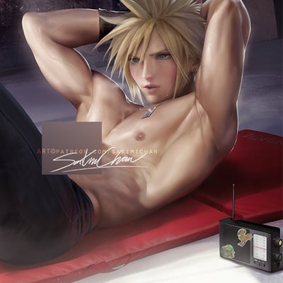 Final fantasy 7 cloud sit-up n-sfw poster #n86 - Thumbnail 3