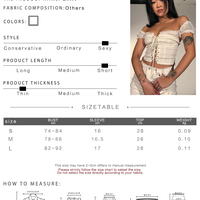 Cute Sexy Lace Up Ruffle Crop Top Short Sleeve Shirt T-shirt Tee Top Kawaii Korean Japanese Harajuku Chinese Retro Streetwear Aesthetic Fashion - Thumbnail 2