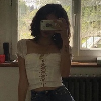 Cute Sexy Lace Up Ruffle Crop Top Short Sleeve Shirt T-shirt Tee Top Kawaii Korean Japanese Harajuku Chinese Retro Streetwear Aesthetic Fashion - Thumbnail 5