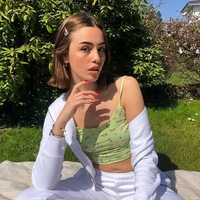 Cute Floral Spaghetti Strap Crop Top Short Sleeve Shirt T-shirt Tee Top Kawaii Korean Japanese Harajuku Chinese Retro Streetwear Aesthetic Fashion - Thumbnail 2