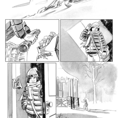 Quarter moon: silence