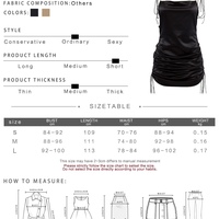 Cute Sexy Black Spaghetti Strap Backless Bodycon Dress Party Kawaii Korean Japanese Harajuku Chinese Retro Streetwear Aesthetic Fashion - Thumbnail 4