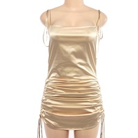 Cute Sexy Black Spaghetti Strap Backless Bodycon Dress Party Kawaii Korean Japanese Harajuku Chinese Retro Streetwear Aesthetic Fashion - Thumbnail 5