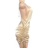 Cute Sexy Black Spaghetti Strap Backless Bodycon Dress Party Kawaii Korean Japanese Harajuku Chinese Retro Streetwear Aesthetic Fashion - Thumbnail 6