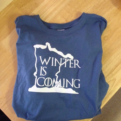 Winter is coming (minnesota) t-shirt