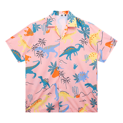 Retro dinosaur print blouses
