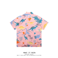 Retro dinosaur print blouses - Thumbnail 3