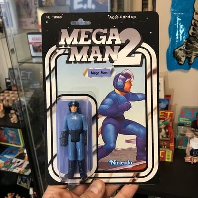 Custom mega man (last one) action figure