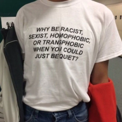 Free Shipping-"JUST BE QUIET" TEE