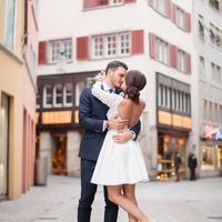 Short Wedding Dress, Lace Short Wedding Dress, Open Back Short Wedding Gown,584 - Thumbnail 2