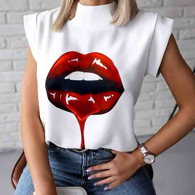 Design women high-necked blouse - Thumbnail 5