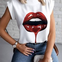 Design Women High-Necked Blouse - Thumbnail 1