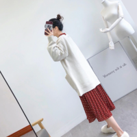 Casual V Neck Loose Knit Cardigan Sweater - Thumbnail 1
