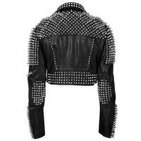 Till The World Ends Britney Spears Studded Leather Jacket - Thumbnail 1