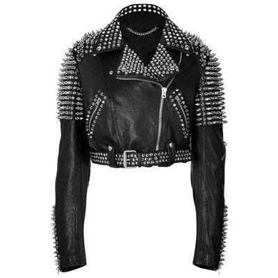 Till the world ends britney spears studded leather jacket