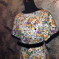 Vintage Floral Dress  - Thumbnail 1