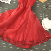 Cute tulle short dress party dress - Thumbnail 8