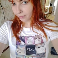 Cute Cat Kitten Animal Cartoon Funny Short Sleeve Shirt Tee T-shirt E-Girl Kawaii Korean Japanese Harajuku Chinese Retro Streetwear Aesthetic - Thumbnail 5