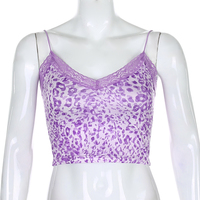 Cute Sexy Pink Patchwork Lace Leopard Party Club Crop Top Shirt Tee T-shirt E-Girl Kawaii Korean Japanese Harajuku Chinese Retro Streetwear Aesthetic - Thumbnail 8