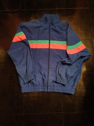 Blue Striped Sweat-Suit 