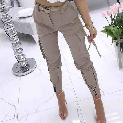 Casual Solid Color Pants