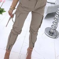 Casual Solid Color Pants - Thumbnail 1