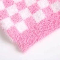 Cute Plaid Checkered Crop Sweater Cardigan Top Long Sleeve Knit E-Girl Kawaii Korean Japanese Harajuku Chinese Retro Streetwear Aesthetic - Thumbnail 5